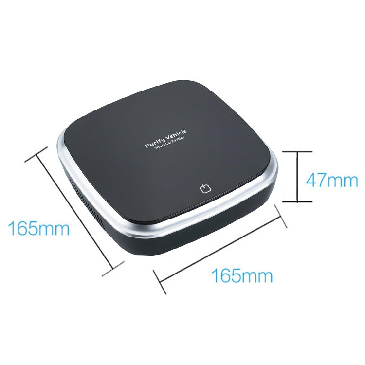 Car Solar Energy Negative Ion Smart USB Air Purifier, XJ-005 (White), XJ-005 (Black)