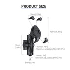ZH-1558C1 Motorcycle M8 Ball Joint X-shape Aluminum Alloy Phone Holder, ZH-1558C1