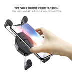 ZH-1558C1 Motorcycle M8 Ball Joint X-shape Aluminum Alloy Phone Holder, ZH-1558C1