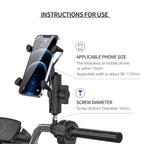 ZH-1558D1 Motorcycle M10 Ball Joint X-shape Aluminum Alloy Phone Holder, ZH-1558D1