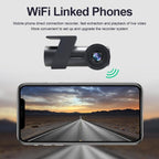 Car WiFi Single Camera Hidden 360 Degree Rotation Car Driving Recorder, WiFi Single Camera
