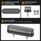1 Pair Double Color Brake Light Turn Signal Light, Double Color
