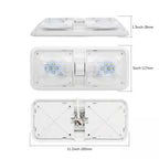 12V 48LEDs RV Camper Boat Ceiling Dome Light Spotlight, Light Spotlight