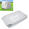 Golf Cart Sunscreen Rainproof Heat Insulation All Seasons Universal Dust Cover, Silver