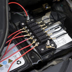 CS-978A1 FB1901 1 In 6 Out Independent Positive Negative Fuse Box without Fuse Piece for Auto Car Truck Boat, CS-978A1