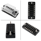 CS-979A1 FB1903 1 In 1 Out 6 Ways No Distinction Positive Negative Fuse Box without Fuse for Auto Car Truck Boat, CS-979A1
