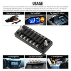CS-979A1 FB1903 1 In 1 Out 6 Ways No Distinction Positive Negative Fuse Box without Fuse for Auto Car Truck Boat, CS-979A1
