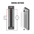 CS-979A2 FB1904 1 In 1 Out 12 Ways No Distinction Positive Negative Fuse Box without Fuse for Auto Car Truck Boat, CS-979A2