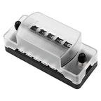 ZH-979A1 FB1903 1 In 1 Out 6 Ways No Distinction Positive Negative Fuse Box with 12 Fuses for Auto Car Truck Boat, ZH-979A1