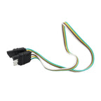 4 Pin Trailer Light Wire Harness Extension 18 Gauge 4-Way Flat Wiring Connector, CP-0618