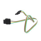 4 Pin Trailer Light Wire Harness Extension 18 Gauge 4-Way Flat Wiring Connector, CP-0618