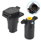 7-PIN 12V Trailer Plug American Flat Blade Connector Adapter, CP-0220