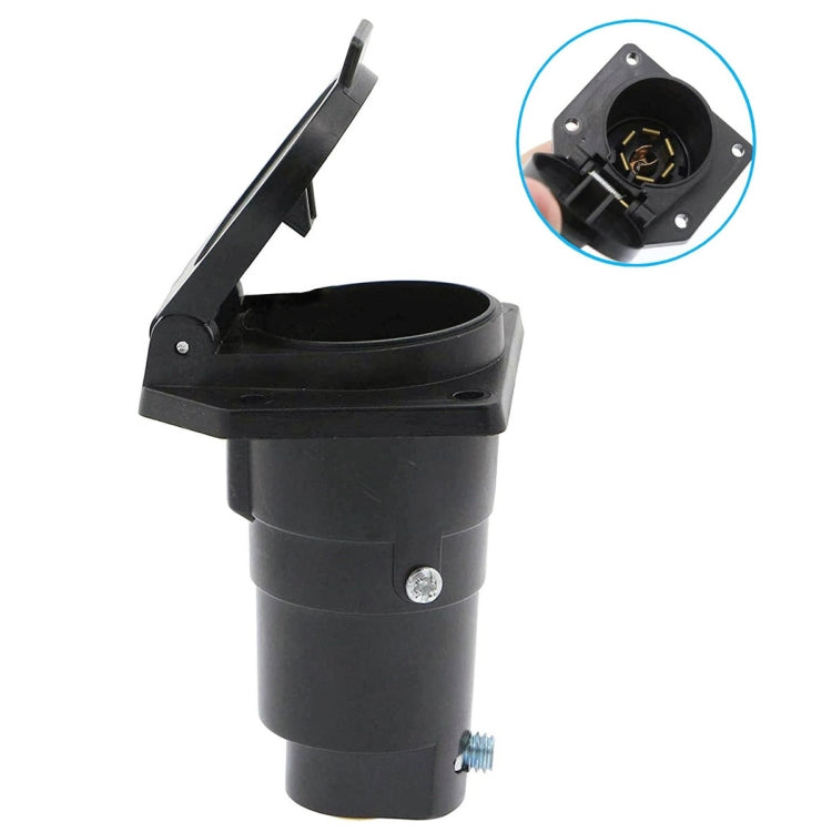 7-PIN 12V Trailer Plug American Flat Blade Connector Adapter, CP-0220