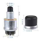 Car Engine One Key Start Ignition Switch 12V Waterproof Horn Switch, 12V