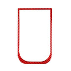 For Honda CRV 2007-2011 Carbon Fiber Car Handheld Box Panel Frame Decorative Sticker,Left and Right Drive Universal, Car Handheld Box Panel Frame