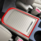 For Honda CRV 2007-2011 Carbon Fiber Car Handheld Box Panel Frame Decorative Sticker,Left and Right Drive Universal, Car Handheld Box Panel Frame
