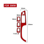 5 PCS Set for BMW 3 Series E90 Carbon Fiber Car Right Driving Lifting Panel Decorative Sticker with Folding, Diameter: 37.8cm, Right Driving Lifting Panel