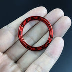 For BMW 3 Series E90 Carbon Fiber Car One-button Start Decorative Sticker, Left and Right Drive, Car One-button Start