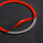 2 PCS Set for BMW 3 Series E90 Carbon Fiber Car Horn Circle Decorative Sticker, Car Horn Circle