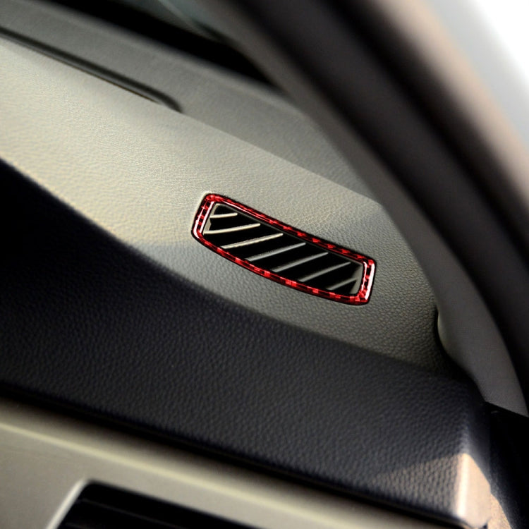 2 PCS Set for BMW 3 Series E90 Carbon Fiber Car Instrument Air Outlet Decorative Sticker,Right Drive, Car Instrument Air Outlet,Right Drive