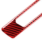 For BMW 3 Series E90 CarBon Fiber Car Water Cup Strip Decorative Sticker,Left Drive, Car Water Cup Strip,Left Drive