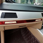 For BMW 3 Series E90 CarBon Fiber Car Water Cup Strip Decorative Sticker,Right Drive, Car Water Cup Strip,Right Drive