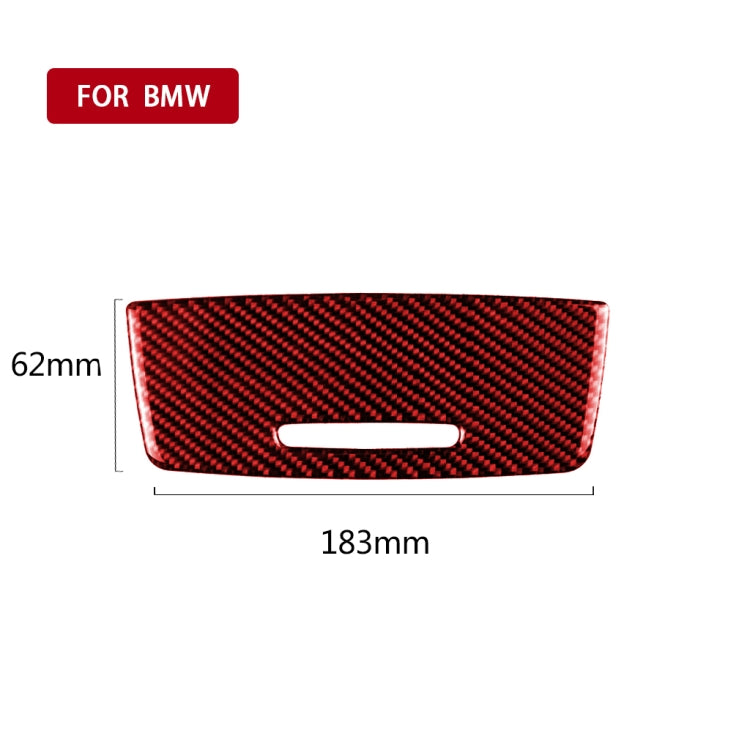 For BMW 3 Series E90 Carbon Fiber Car Ashtray Panel Decorative Sticker, Car Ashtray Panel