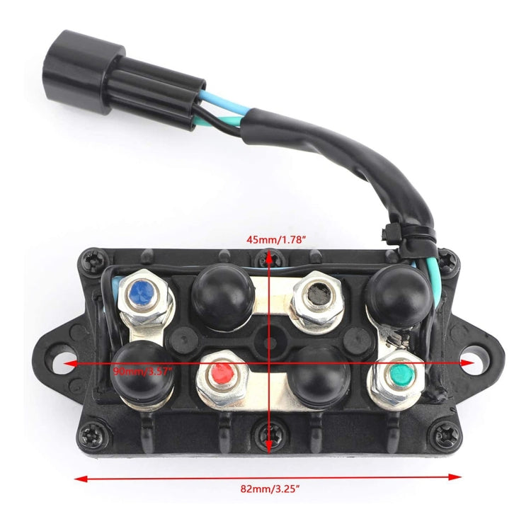 Stroke Relay Assembly with Outboard Motor Switch for Yamaha 703825630100, Stroke Relay Assembly
