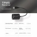 USB TPMS Tire Pressure Monitoring System Android with External Sensor for Car Radio DVD Player, with External Sensor