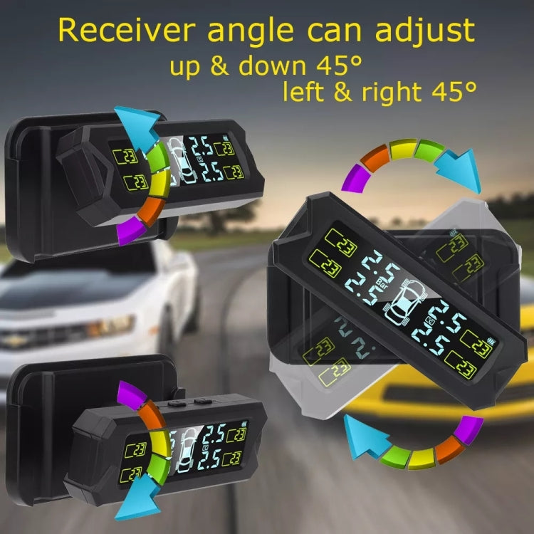 Car High Precision Solar Charging Tire Pressure Monitoring System TPMS, External Voice Sensor, External Voice Sensor