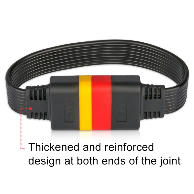 SF62 60cm Car Detector OBD Extension Line Car Computer Conversion Plug Male to Female Adapter Cable, 60cm