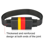 SF62 60cm Car Detector OBD Extension Line Car Computer Conversion Plug Male to Female Adapter Cable, 60cm