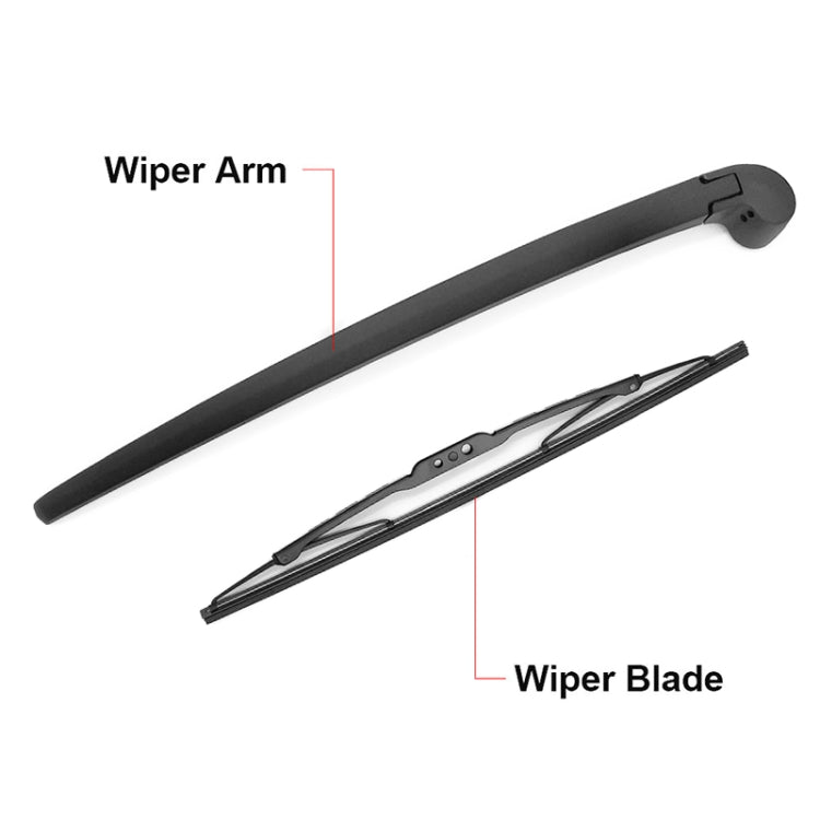 JH-AD06 For Audi A6 Avant 2005-2008 Car Rear Windshield Wiper Arm Blade Assembly 4F9 955 407, For Audi A6 Avant 2005-2008