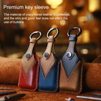For Honda Car Cowhide Leather Key Protective Cover Key Case, Three Keys Start Version, For Honda, Three Keys Start Version, For Honda, Three Keys Version