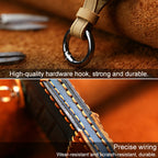 For Volkswagen Car Cowhide Leather Key Protective Cover Key Case, A Version, For Volkswagen, A Version