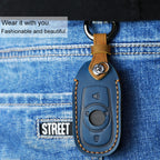 For Buick Car Cowhide Leather Key Protective Cover Key Case, Five Keys Version, For Buick, Five Keys Version