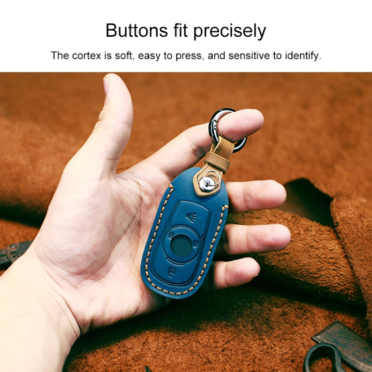 For Buick Car Cowhide Leather Key Protective Cover Key Case, Six Keys Version, For Buick, Six Keys Version