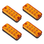 4 PCS 10-30V 8LED Car Tail Light Side Lamp