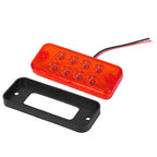 4 PCS 10-30V 8LED Car Tail Light Side Lamp