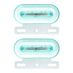 2 PCS 12V 12LED Car Oval Side Lamp, 12V (White Light), 12V (Red Light), 12V (Yellow Light)