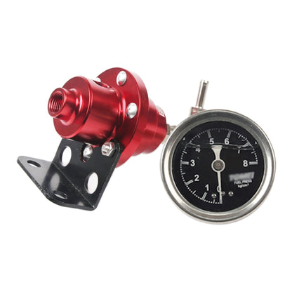 Car Modified Adjustable Fuel Pressure Regulator with Pressure Gauge, Adjustable Fuel Pressure Regulator