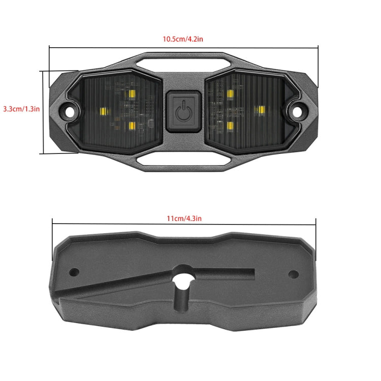 For UTV ATV Polaris RZR Golf Cart Motorcycle LED Guard Bar Light, Guard Bar Light