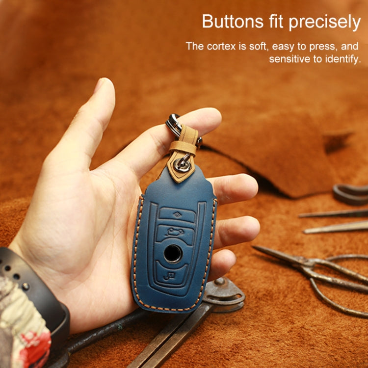 For BMW Old Style Car Cowhide Leather Key Protective Cover Key Case, Two Keys Version, For BMW Old Style, Two Keys Version, For BMW, For BMW Old Style