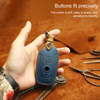 For BMW Old Style Car Cowhide Leather Key Protective Cover Key Case, Two Keys Version, For BMW Old Style, Two Keys Version, For BMW, For BMW Old Style