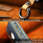 For Volvo Car Cowhide Leather Key Protective Cover Key Case, For Volvo