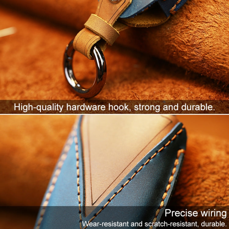 For Chevrolet Car Cowhide Leather Key Protective Cover Key Case, Five Keys Version, For Chevrolet, Five Keys Version, For Chevrolet