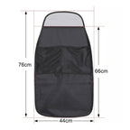 2pcs Car Rear Seat Protection Children Anti-kick Pad with Storage Bags Seat Back Anti-dirty Pad, Car Anti-kick Pad