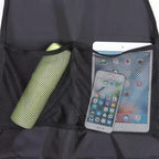 2pcs Car Rear Seat Protection Children Anti-kick Pad with Storage Bags Seat Back Anti-dirty Pad, Car Anti-kick Pad