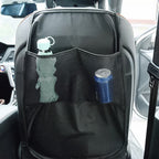 2pcs Car Rear Seat Protection Children Anti-kick Pad with Storage Bags Seat Back Anti-dirty Pad, Car Anti-kick Pad