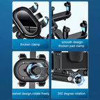Snap-on Rearview Mirror Car Phone Holder In-Car Navigation Bracket, Snap-on Rearview Mirror Phone Holder